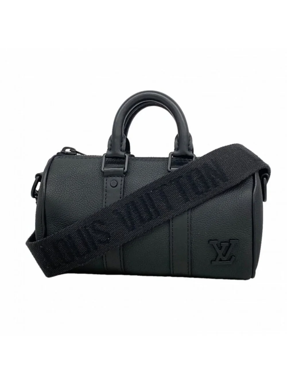 Louis Vuitton Handbag LV Aerogram Keepall XS Noir 2-Way